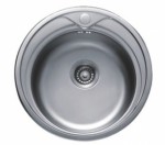 СП КВАДРАТ: Мойка Круглая D510, Premial PL 5151, (510*410*180мм, толщ.0,8мм), Матовая