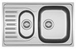 СП КВАДРАТ: Мойка FRANKE ETN 614 3 1/2", 780х435х155мм, обарачив., арт.101.0060.164