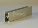 СП КВАДРАТ: ЭКСТРА Поперечина Средняя под винт (Серебро глянец) LK1-21