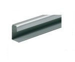 СП КВАДРАТ: 92109890/9124696/9116323 Ручка-профиль для системы Top Line M/L/35, длина 2500мм, серебристая сталь