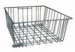 СП КВАДРАТ: Корзина сетчатая серая 450х450х180