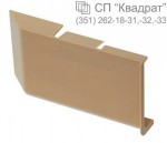 СП КВАДРАТ: Заглушка для навеса SCARPI-4, левая, дуб 290.27.947
