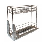 СП КВАДРАТ: Cargo mini 200мм ALBA K4PTJ023С 160х455х450 с доводчиком нижнее крепление 5883