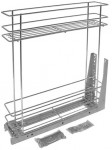 СП КВАДРАТ: Cargo mini 150мм 2-х ярусная, боковое крепление (AX 150 CP) 88х475х400мм, хром