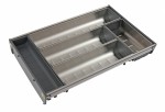 СП КВАДРАТ: Вкладыш д/стол. приборов, нерж. PC04/GR/280x422 БОЯРД