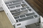 СП КВАДРАТ: 13302 Организация для столовых приборов, 350 мм, серебро, InnoTech