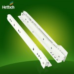 СП КВАДРАТ: Направляющая роликовая 450, белая Hettich (уп.20) . 108332000