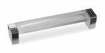 СП КВАДРАТ: Ручка - скоба FS 089128 PCP матовый./ Хром глянец. (То) (25шт)
