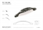 СП КВАДРАТ: Ручка - скоба FS 128096 Олово шлифованное (TS) (50 шт)