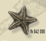 СП КВАДРАТ: Ручка - грибок звезда FB 042000 Старая бронза (50 шт.) (морская коллекция)