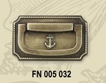 СП КВАДРАТ: Ручка - модель FN 005032 Бронза шлифованная (50 шт.) (морская коллекция)