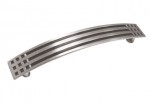 СП КВАДРАТ: RS003SC/DBL.4/128 (Ручка S0369/128) сатиновый хромчерный матовый ручка