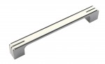 СП КВАДРАТ: RS267CP/W.4/256 Хром полированный/Белый ручка