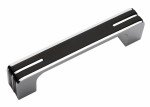 СП КВАДРАТ: RS267CP/BL.4/256 Хром полированный/черный ручка