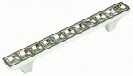 СП КВАДРАТ: RS420CP.4/96 Хром полированный/Кристалл, ручка