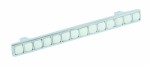 СП КВАДРАТ: RS420CP/CrW.4/128 Хром полированный/Белый кристалл, ручка