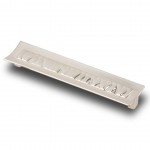 СП КВАДРАТ: Ручка-скоба, 160 мм, атласный никель RS-030-160 BSN, KERRON (40шт)***