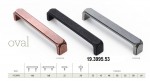 СП КВАДРАТ: Ручка-скоба Oval 19.3995.53 темная черн. мат. сталь 160