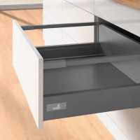 9234557 КОМПЛЕКТ КОРОБА INNOTECH ATIRA ПОЛН. ВЫДВ. С SILENT SYSTEM, H176, NL470, РЕЛИНГИ, АНТРАЦИТ