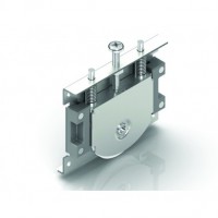 Механизм раздвижных дверей Lucido LC 75 AY (L-1153-1), ролик(2 шт) и стопор (2 шт)