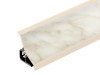 Thermoplast 120 - Плинтус - 2424      Мрамор каррара 18*18*3000 (MTK 120-1212)