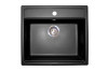 Мойка Кватро Черная   595*505*200мм   GRANIT