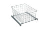 Корзина выкатная сетчатая 335х475х150 серебро SB400/150-SV