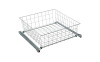 Корзина выкатная сетчатая 435х475х150 серебро SB500/150-SV