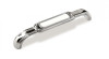 Ручка - скоба FS 139 128 Хром глянец/белый (ТЗ) (30)