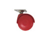 Опора колесная d=50, h=68 красная H-401 (090365)