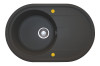 Мойка ОВАЛ Черная 765*495*200мм GRANIT