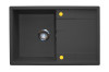 Мойка ТЕХНО-780 Черная    780*500*180мм   GRANIT