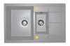 Мойка МЕТРА Светло-серая 755х495х180мм  GRANIT