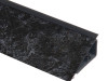 REHAU Перфетто-лайн - Плинтус №202   Черный мрамор  4200мм.  16099891001