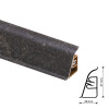 Thermoplast CEZAR BL44 - Плинтус - 028 (4,2)   Гранит верчелли антрацит 37*24*4200 (BL44-105)