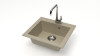 Мойка Модель 35,  480х440х160мм, Песочный Q5  Мрамор