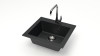 Мойка Модель 35,  480х440х160мм, Черный Q4  Мрамор