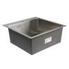 Мойка AFLORN (500х500х230мм, толщ.3мм), Сталь шлифованная