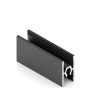 АРИСТО Профиль средний, 5400, черный   AS0640