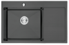 Мойка AFLORN левая L(780х510х230мм, толщ.3мм), Графит