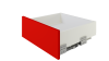 Ящик СТАРТ PUSH с ПРЯМЫМИ боковинами Белый SB29W.1/500, выс. стенки 118мм