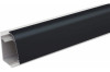Плинтус алюминиевый Овальный гладкий РИО-Ч, Черный, 3 м.