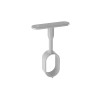 АРИСТО Крепление к полке для овальной штанги 30х16, серебро   AA0035