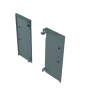 Соединитель фасада для AXIS PRO, внутрений для низкого ящика 84мм. антрацит PB-AXISPRO-WEWMOCA