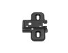 Монтажная планка DTC для петель STYLISH H=9, с евровинтами, черная (82H92AQ A08) 0024040