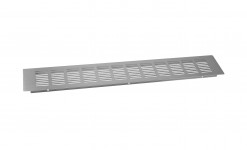 Решетка вентиляционная KK-D50-80-06 Шлифованная сталь 500х80   (25 шт.)