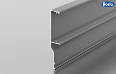 Профиль PS 1-04 Наличник верхней направляющей потолочный  ( Серебро)