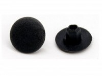 CADRO Заглушка пластиковая на потайной винт М5, черный матовый (31589)