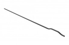 Ручка алюминиевая GRAVEL L-1200мм, черный матовый   UA-GRAVEL-1200-20М