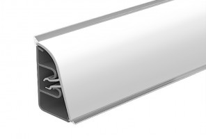 Thermoplast 850 - Плинтус - 1110гл.(4,2) Белый глянец 37*24*4200 (AP 850-1105)